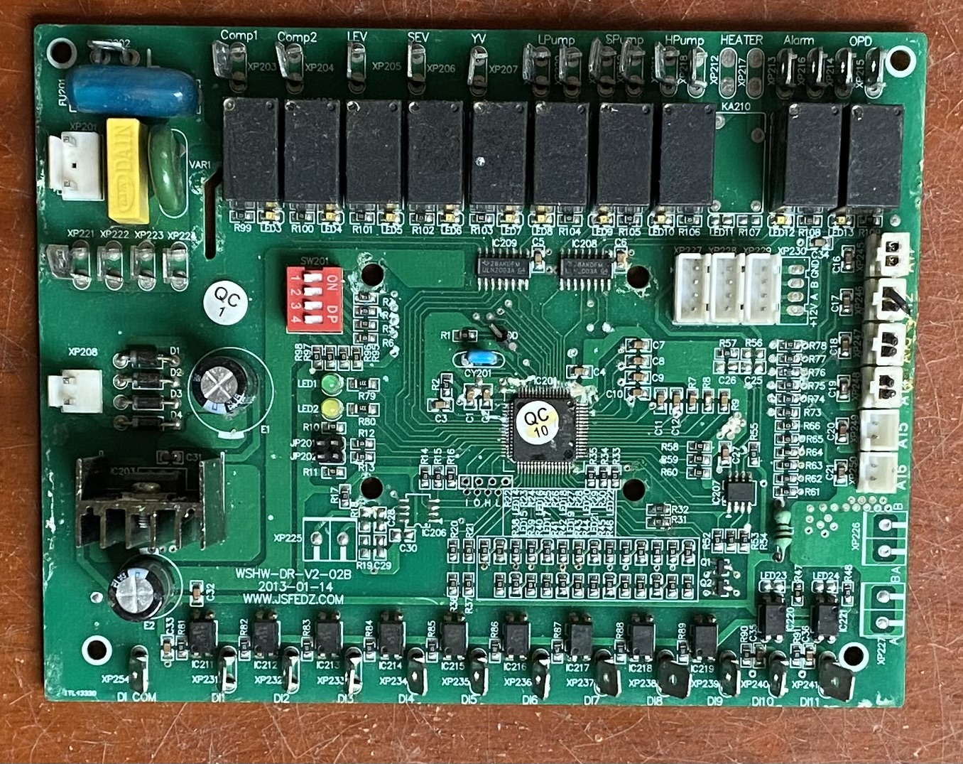 适用于原装拆机件主板电脑板WSHW-DR-V2-02B WWW.JSFEDZ.COM