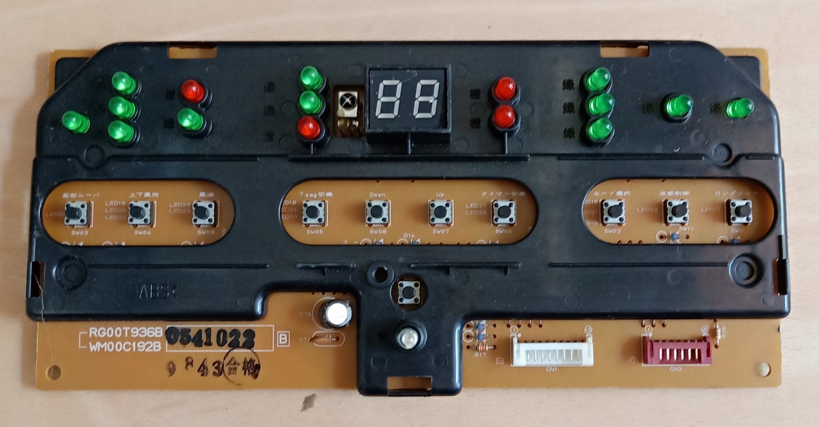 三菱空调显示接收板 控制板 RG00T936B WM00C192B