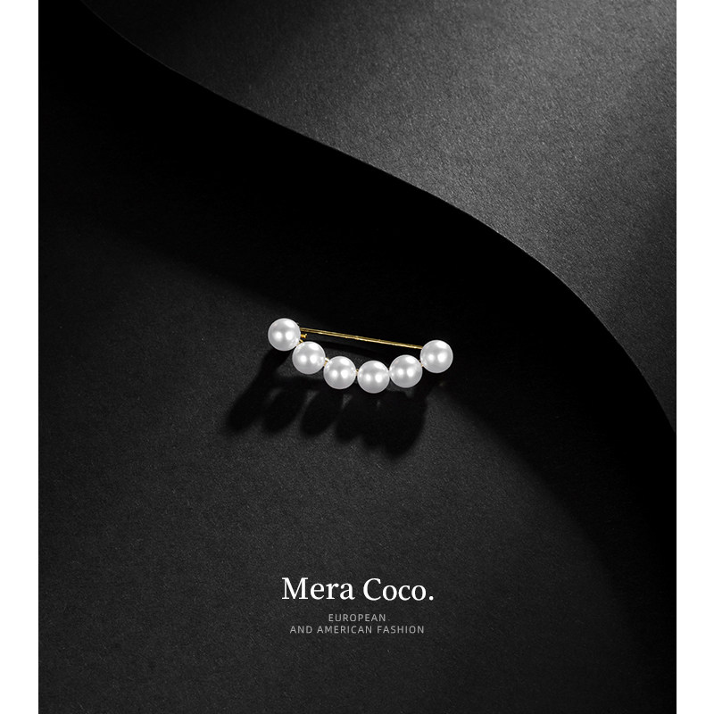 MeraCoco高端精致珍珠微笑领口防走光神器胸针扣固定衣服别针配饰,饰品/流行首饰/时尚饰品新,胸针,淘宝优惠券,粉丝福利购,淘宝优惠卷