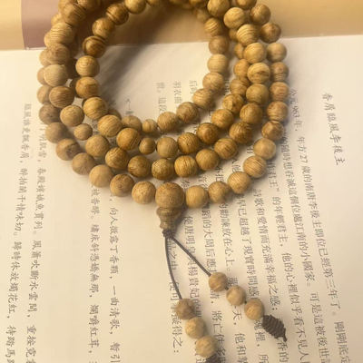 马泥涝沉香手串0.9*108颗