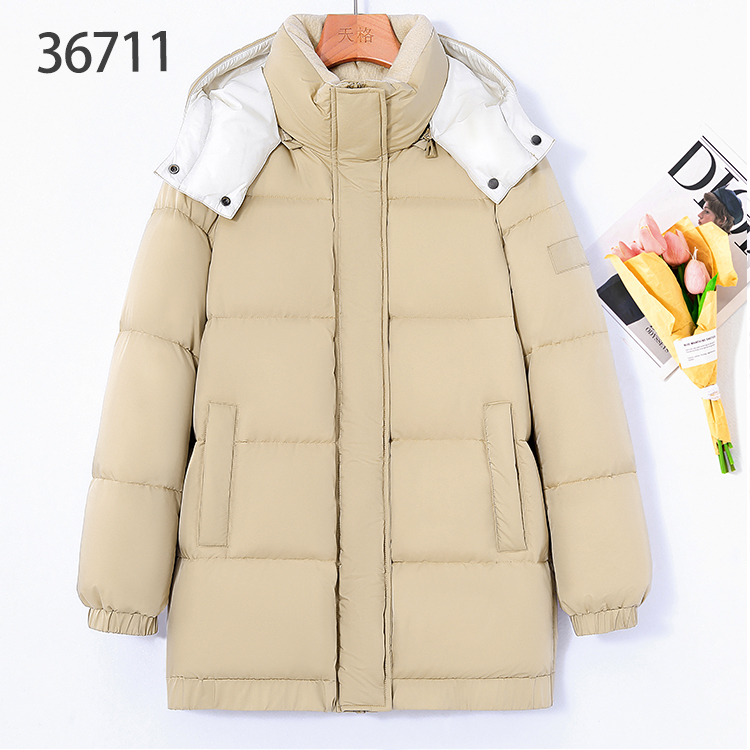 【妮妮推荐】SDX高级轻奢女装简约BC一手长羽绒服36711