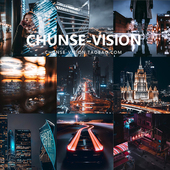 ins网红经典 黑金LR预设城市街拍暗调人像风景电影色调PS预设Lut