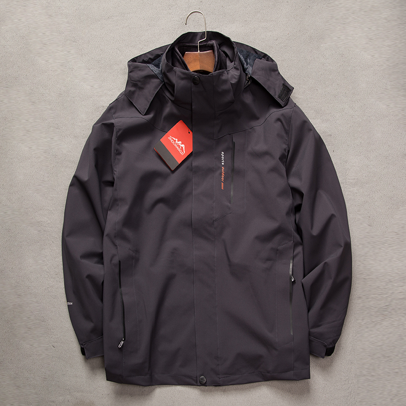 秋冬新款防水透气三合一冲锋衣