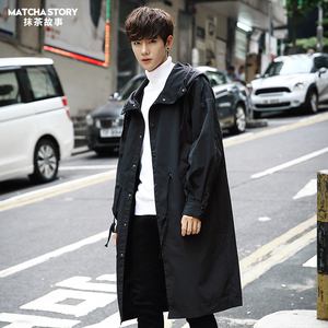 中长款男士风衣