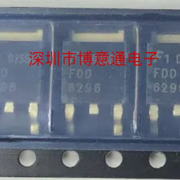 6296 场效应MOS三极管 FDD6296 50A 30V TO252  贴片 可直拍