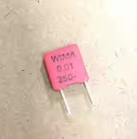 全新 红色WIMA 音响功放电容  100V0.01UF 103 10N MKS2 10nJ2A