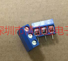 蓝色接线端子KF301-2P/3P/4P/5/6/8/9/10P接线座接线柱脚距5.08MM