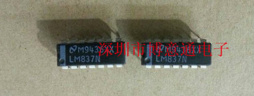 LM837N 低噪声四运算放大器/高速度和大带宽性能LM837 原装可直拍