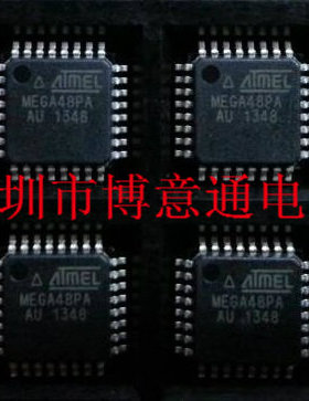 MEGA48 AVR单片机MCU微控制器MEGA48PA-AU 可直拍