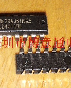 CD4011BE 四2输入端与非门 DIP14 全新原装  HEF4011BP 可直拍