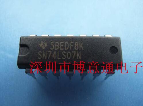 HD74LS07P  六正相高压驱动器 SN74LS07N  全新原装  可直拍