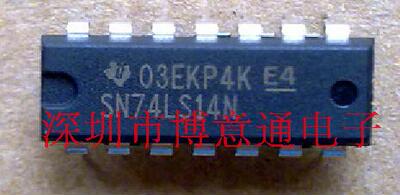 74LS14N SN74LS14N六反相器 逻辑芯片 DIP14 全新 LS14 可直拍