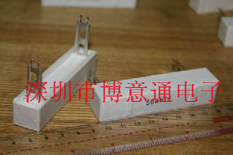 50W1J卧式陶瓷水泥电阻 电源老化负载电阻器1欧50W 50W1RJ可直拍