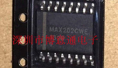 MAX202CWE 双路RS-232 线驱动芯片/接收器 SMD宽脚 可直拍