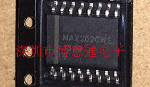 MAX202CWE 双路RS-232 线驱动芯片/接收器 SMD宽脚 可直拍