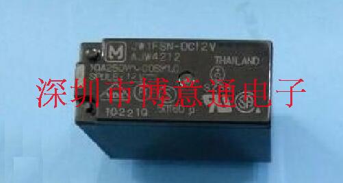 JW1FSN-DC12V 5脚 10A 250VAC 一组转换 AJW4211 JW1FSN-12V 全新