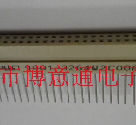 9001-3264W2COOA 绿色连接器 32单排直针母座  针长17MM长