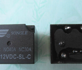 SLB-12VDC-SL-C  汽车继电功率器30A14VDC 4119引脚 7脚一组转化