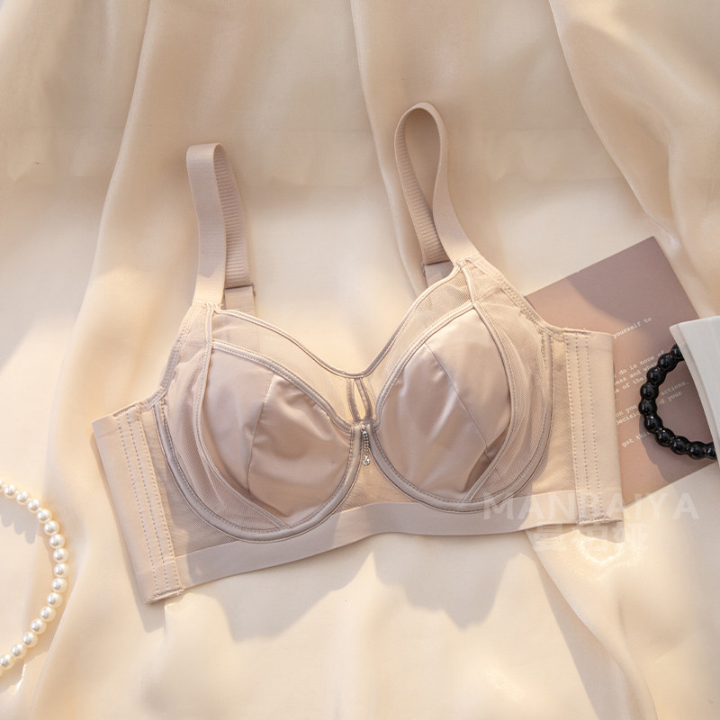 内衣女士大胸显小瘦调整聚拢夏季薄款软钢圈收副乳防下垂文胸胸罩,女士内衣/男士内衣/家居服,文胸,淘宝优惠券,粉丝福利购,淘宝优惠卷
