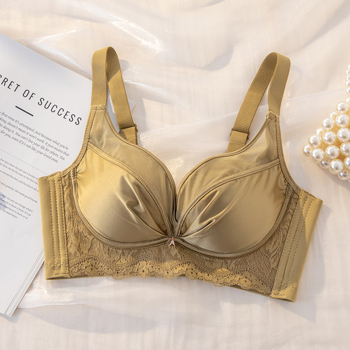 内衣女无钢圈小胸显大调整型聚拢