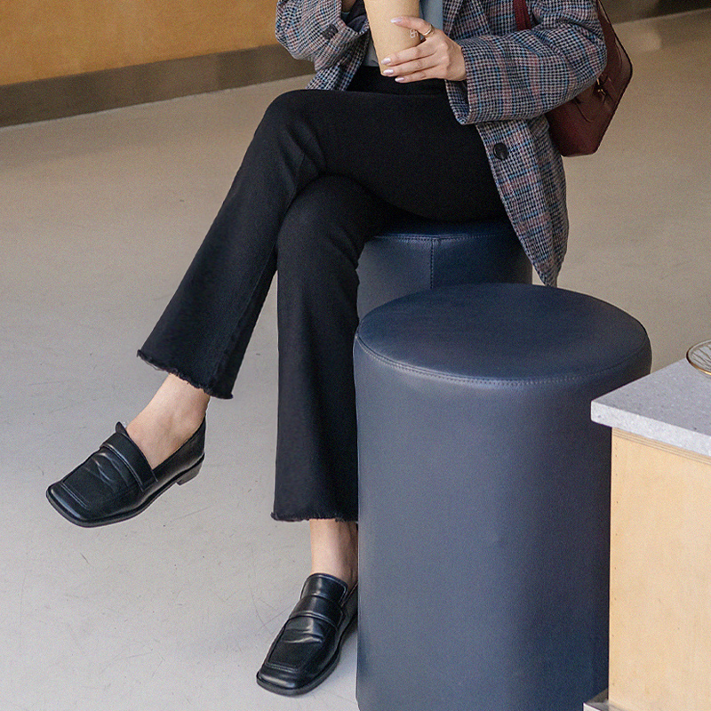 加绒保暖冬季黑色微喇牛仔裤女