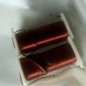 纯铜电感0.8线径1.0电感量 铁芯电感41mm骨架适合音响分频器用