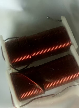 纯铜电感0.8线径1.0电感量 铁芯电感41mm骨架适合音响分频器用