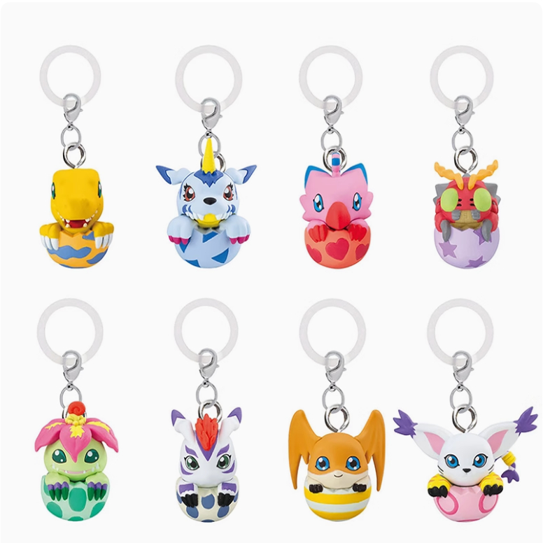 现货日本数码宝贝扭蛋伞挂挂件