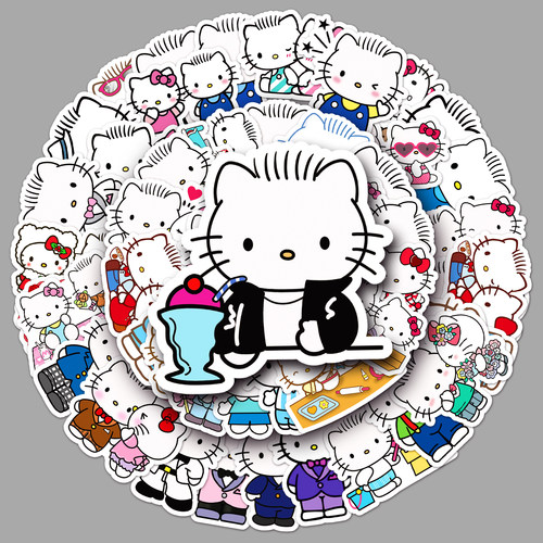 50张丹尼尔三丽鸥贴纸Daniel卡哇伊Sanrio日漫周边电脑奶茶杯贴纸