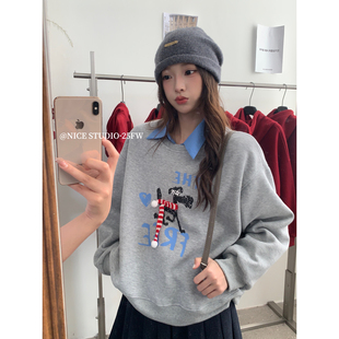 上新工艺小狗加绒卫衣L259 冬款 奶思家NICE STUDIO