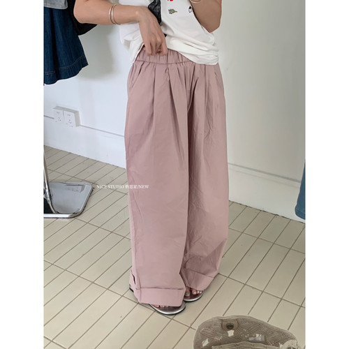 奶思家NICE STUDIO-2026夏上新少女百搭裤休闲裤(含100棉料)M8884