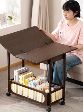 中古小推车零食收纳架餐厅客厅可移动茶几沙发侧边置物架家用桌子