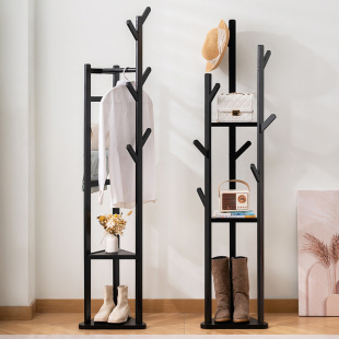 落地挂衣架卧室挂包架卧室衣帽架家用简易衣架挂衣杆房间衣架落地