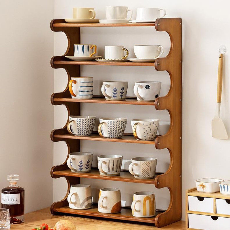 杯架杯子收纳置物架桌面水杯茶杯