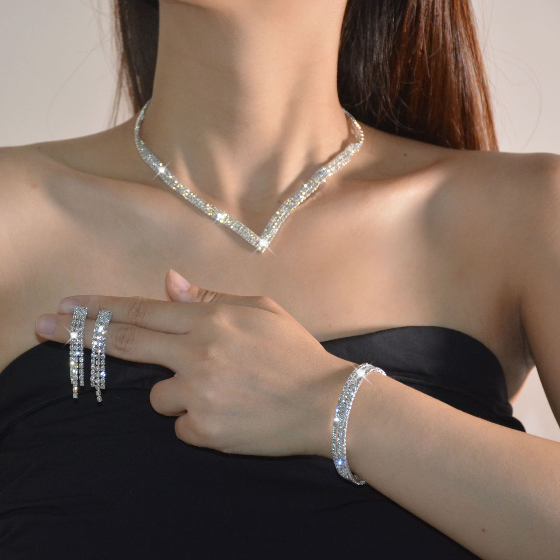 时尚气质夜店新娘聚会派对套装女