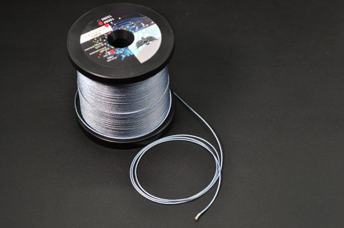 UPOCC litz 22awg 7N冷冻单晶铜镀银 耳机线 散线透明蓝外皮柔软