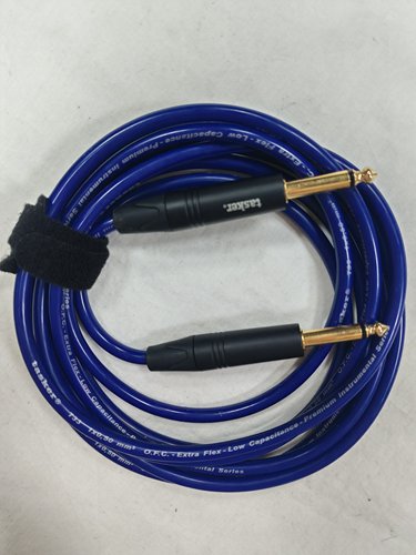 意大利原产TASKER 6.3插头3米电吉他贝斯键盘成品信号线。