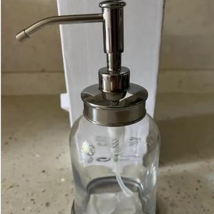 宜家巴鲁恩皂液器镀铬皂液器和肥皂盒浴室用品