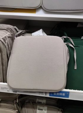 宜家艾奈里 椅子垫 深绿色 34x34x1.5 厘米济南宜家代购