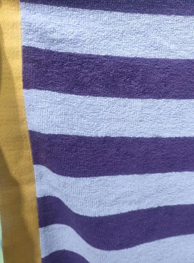 宜家安斯科曼浴巾 淡紫色条形图案70x140 厘米储物收纳用品毛巾