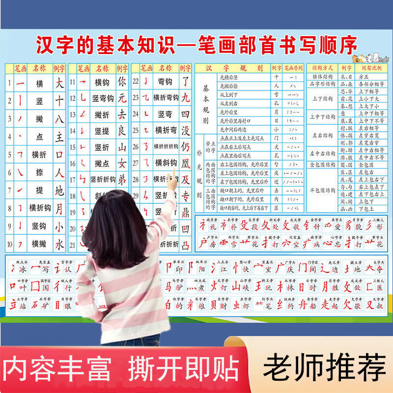 汉字基本知识笔画名称表