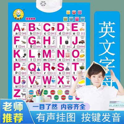 英文字母有声挂图儿童英语