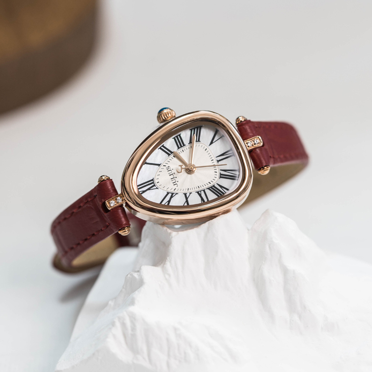 聚利时复古小表盘石英手表