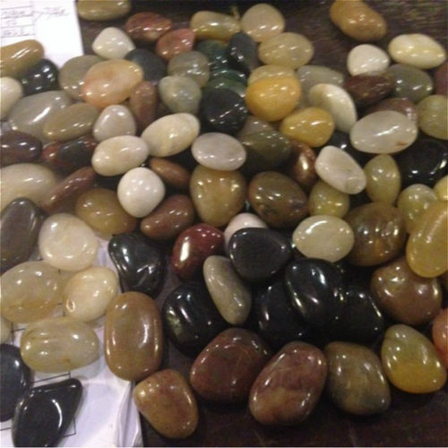 天然鹅卵石雨花石包邮鱼缸盆栽