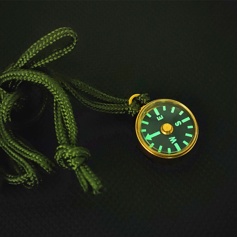 欧斯泰黄铜指南针新款夜光指北针