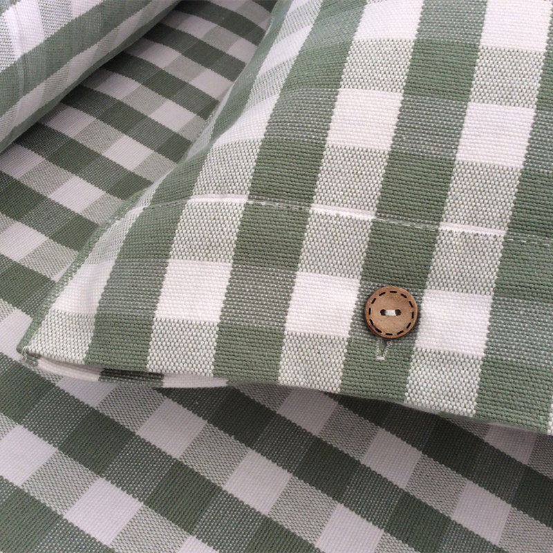 新款特厚老粗布枕套纯棉100全棉一对装48x74cm加厚加密枕头套包邮