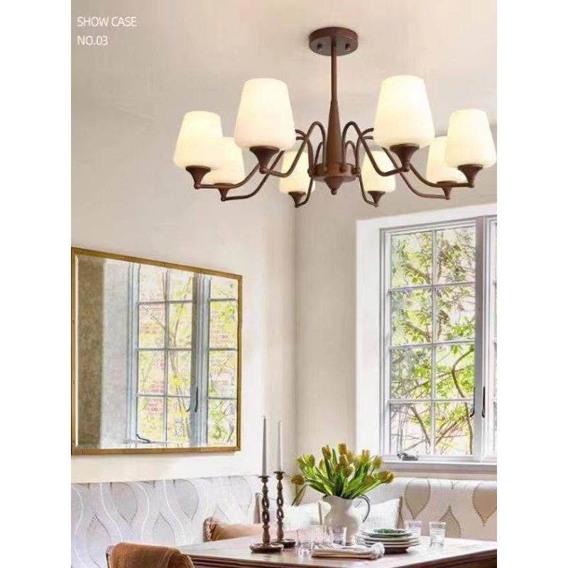 客厅灯美式中古风大厅主灯复古法式铁艺2026年新款古典餐厅书房灯,家装灯饰光源,客厅吸顶灯,淘宝优惠券,粉丝福利购,淘宝优惠卷
