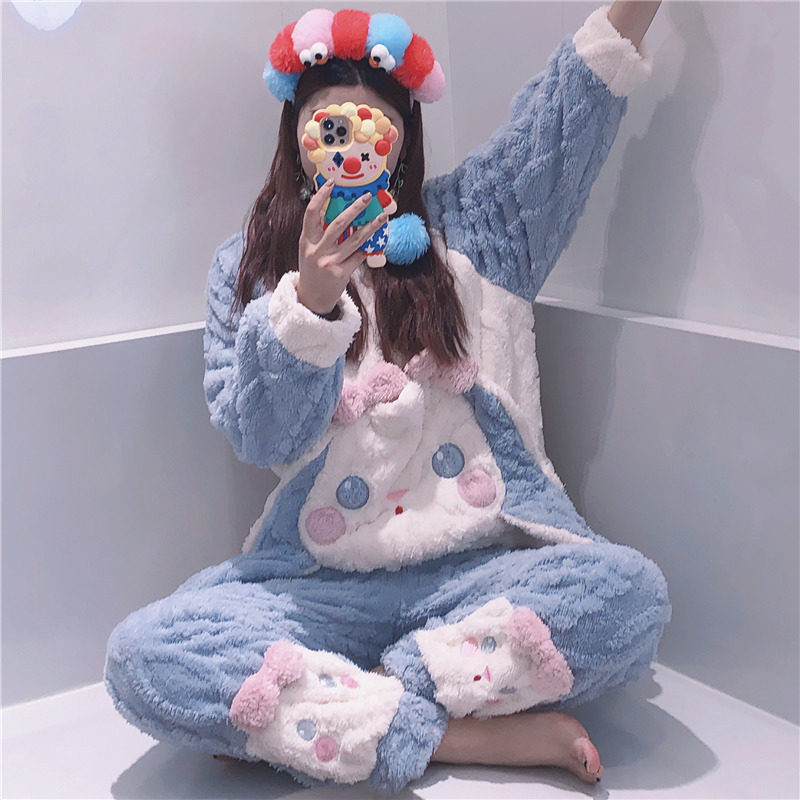 可外穿睡衣女冬季珊瑚绒2026年新款加绒加厚卡通家居服法兰绒秋冬,女士内衣/男士内衣/家居服,睡衣/家居服套装,淘宝优惠券,粉丝福利购,淘宝优惠卷