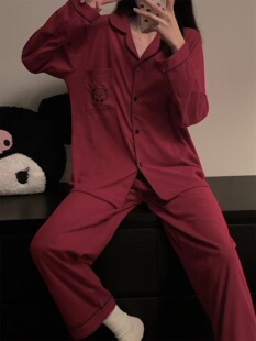 睡衣女春秋款长袖纯棉2026年新款网红爆款春天外穿休闲家居服套装