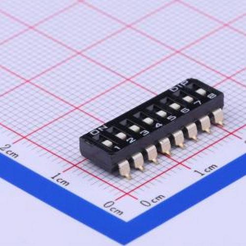 DMR-08-V-T/R 8位 recessed actuator贴片 SMD-16P,6.2x21.3mm